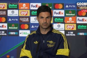 阿尔特塔：哈弗茨、廷伯缺阵埃泽能上场；15年来西蒙尼改变了马竞